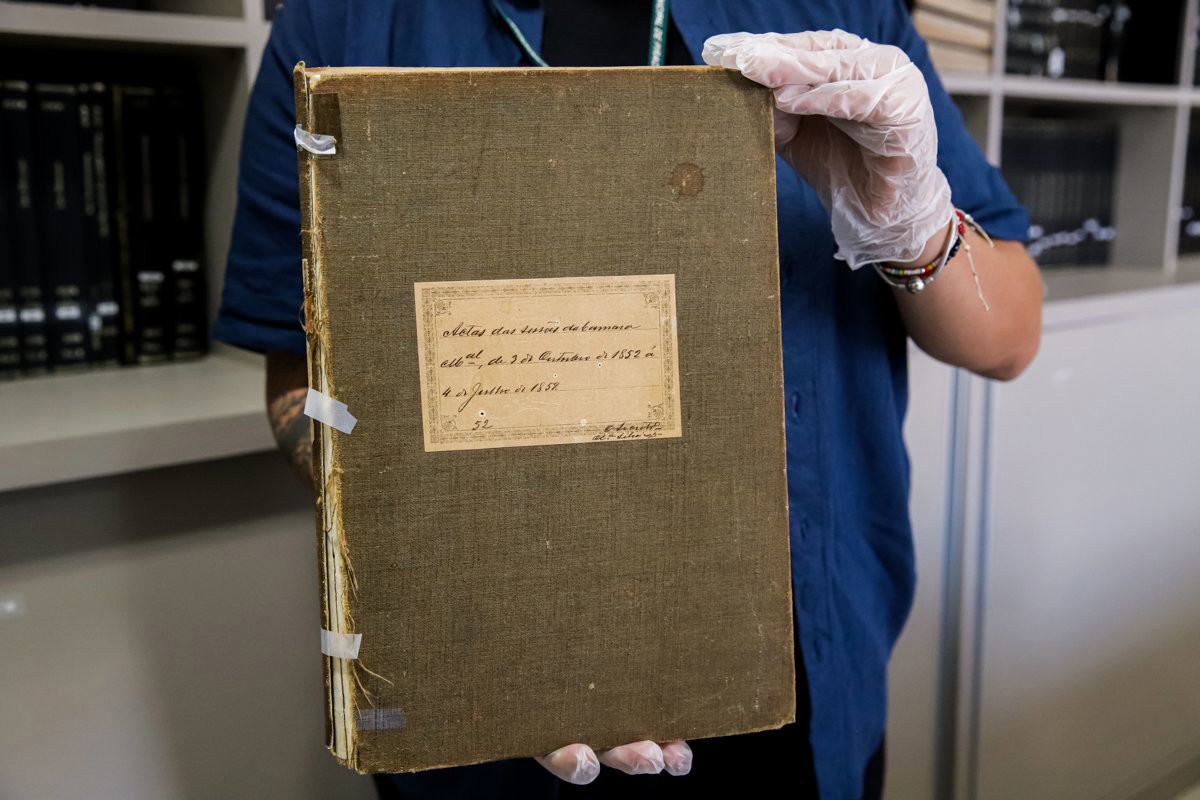 Livro de Atas de 1852 à 1859