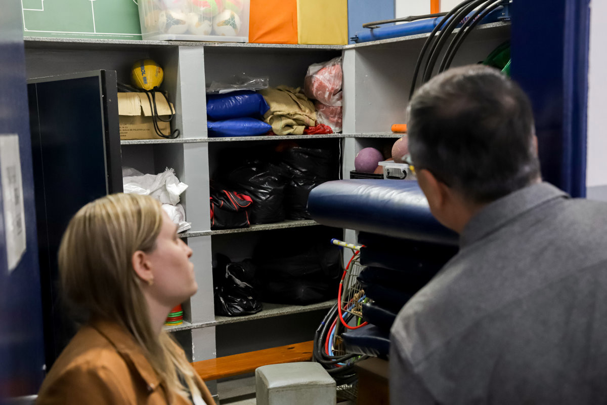 Vereador faz visita institucional em escola municipal na região da Vila Sônia