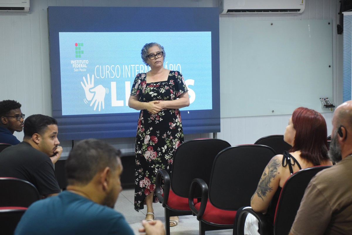 No período da manhã houve a conclusão do curso Libras Intermediário