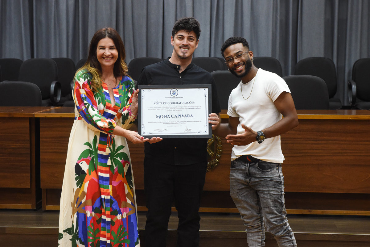 Da esquerda para a direita: Alessandra Bellucci, José Antônio Matarazzo de Almeida e Régis Sampaio 