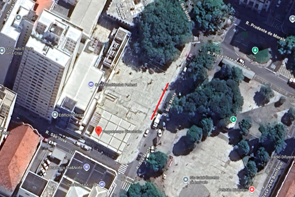 Vereador defende ampliação de bolsão de estacionamento na praça José Bonifácio