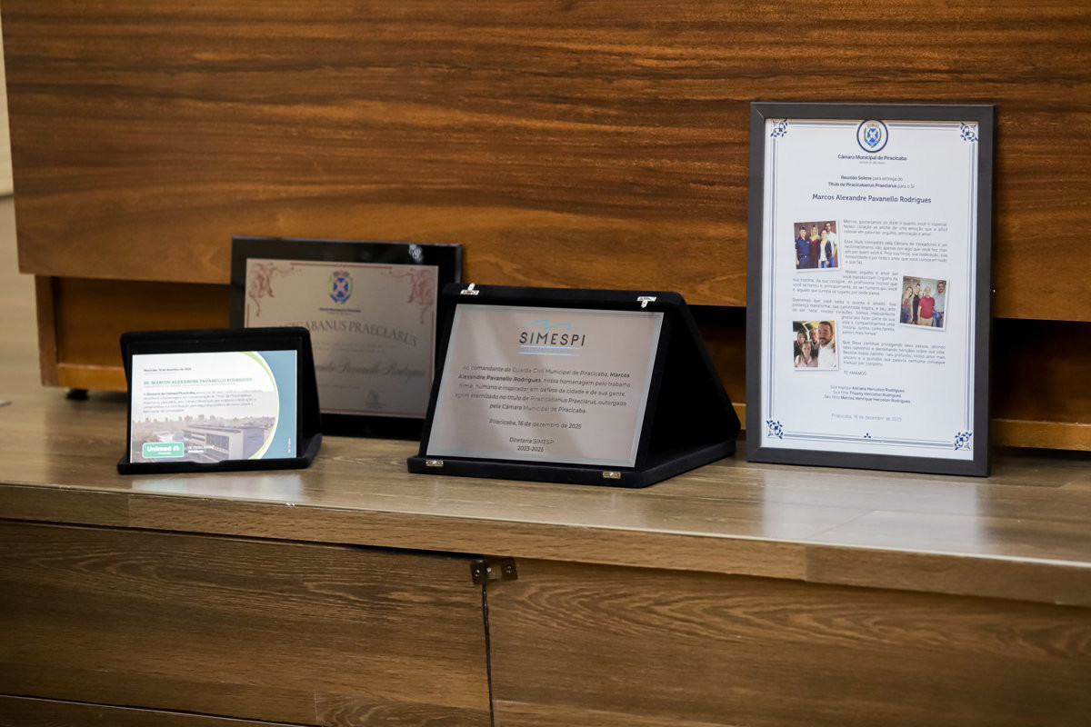 Sessão solene reconheceu serviços prestados à segurança pública