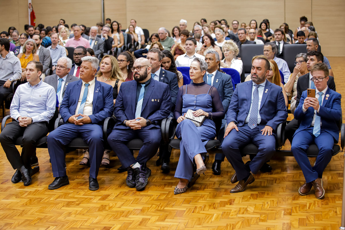 Projetos sociais desenvolvidos pelos clubes de serviço em prol da comunidade foram destacados na solenidade