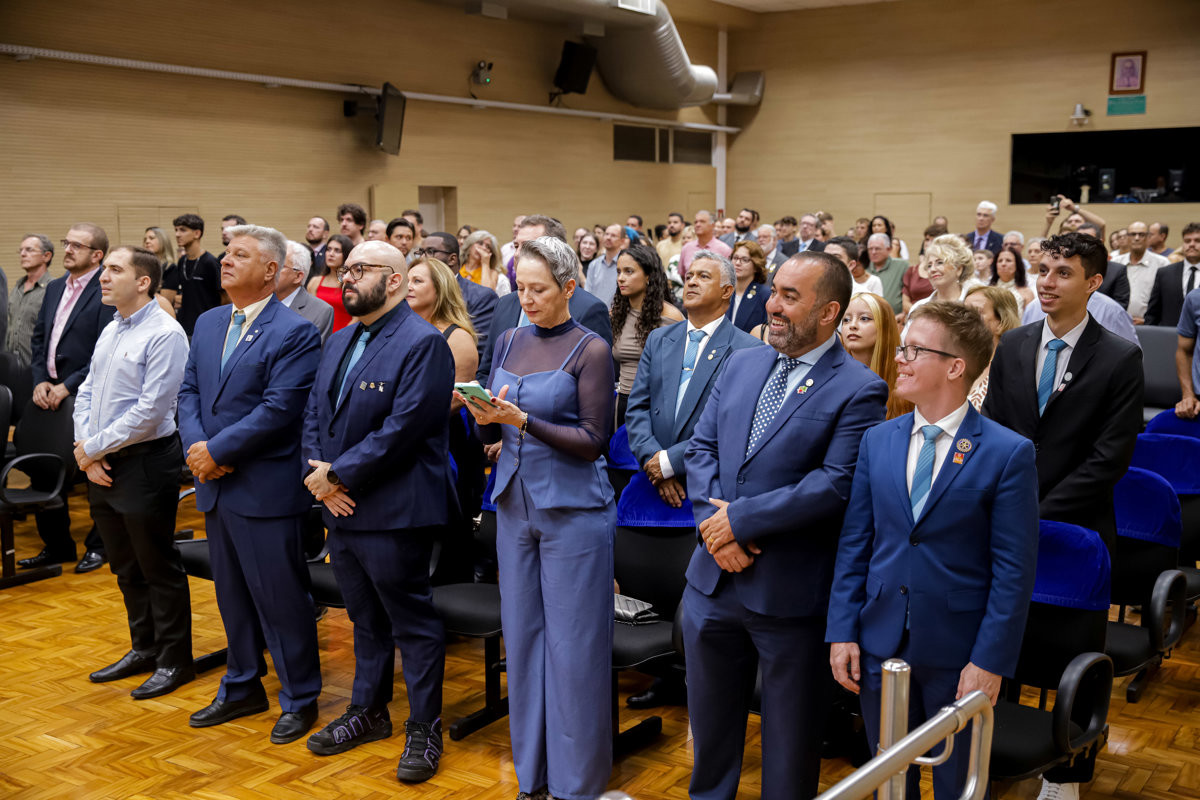 Projetos sociais desenvolvidos pelos clubes de serviço em prol da comunidade foram destacados na solenidade