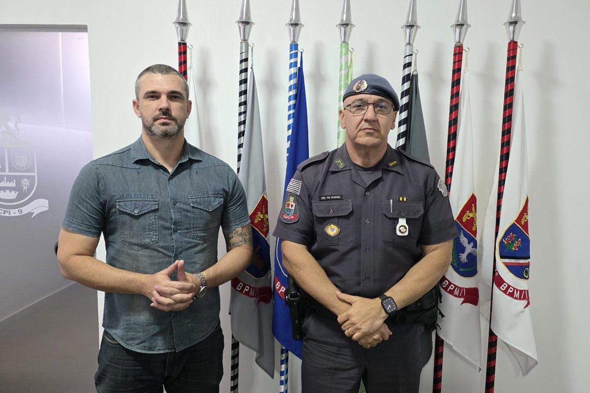 Vereador Renan Paes se reuniu com o comandante do CPI-9
