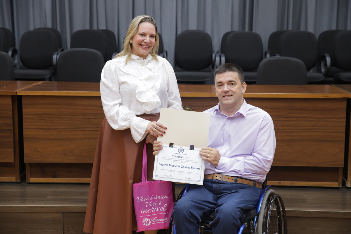 Homenageada Beatriz Moruzzi Caldas Furlan