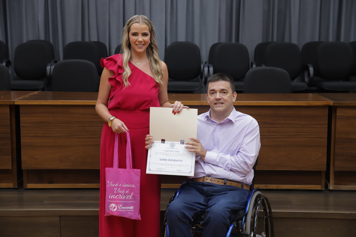 Homenageada Luiza Junqueira