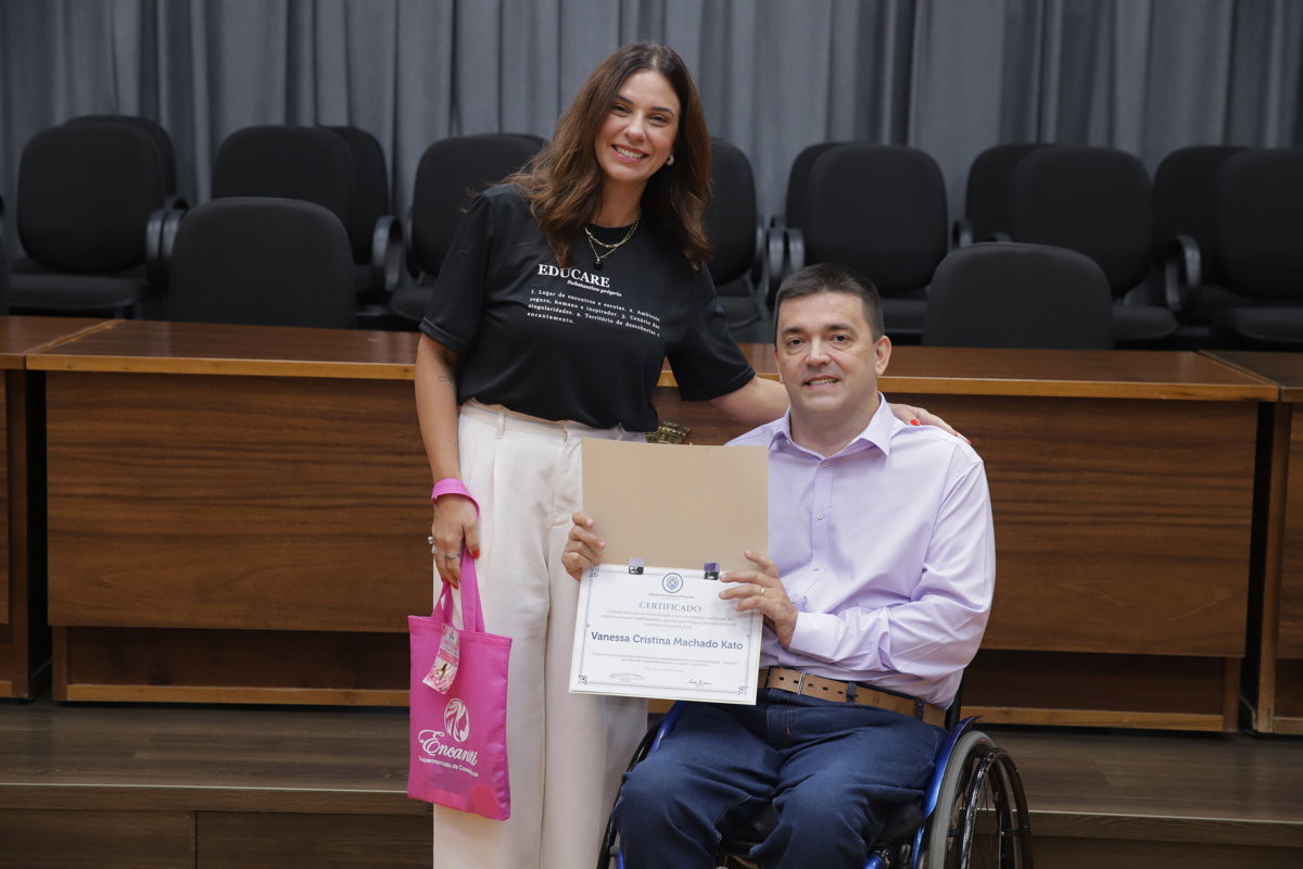 Homenageada Vanessa Cristina Machado Kato