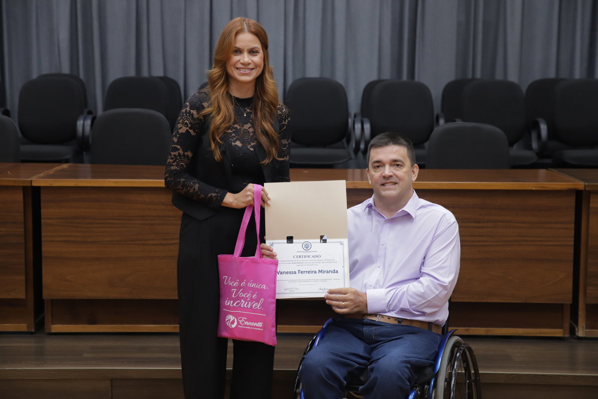 Homenageada Vanessa Ferreira Miranda