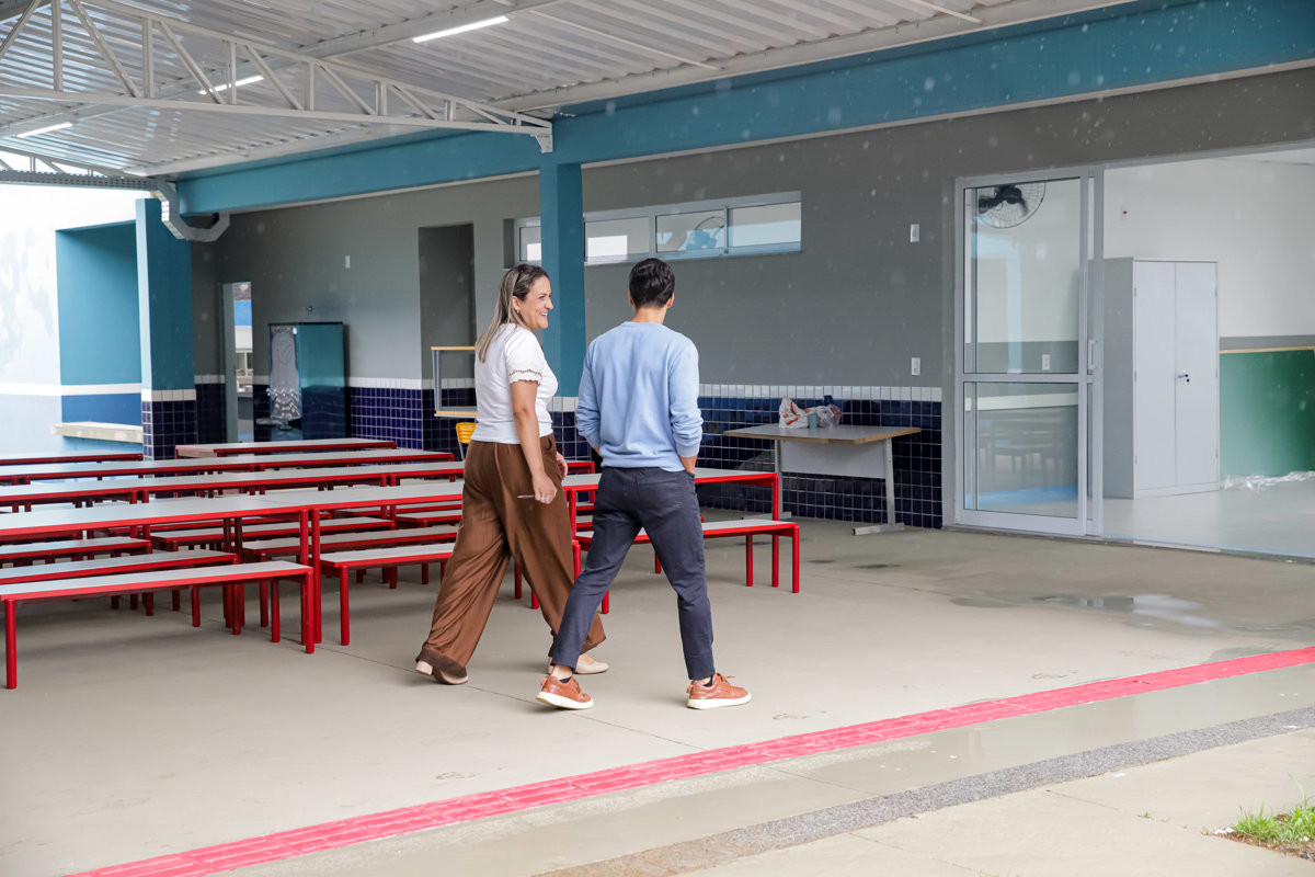 Vereador visita nova escola do Tatuapé que oferecerá 90 vagas em tempo integral