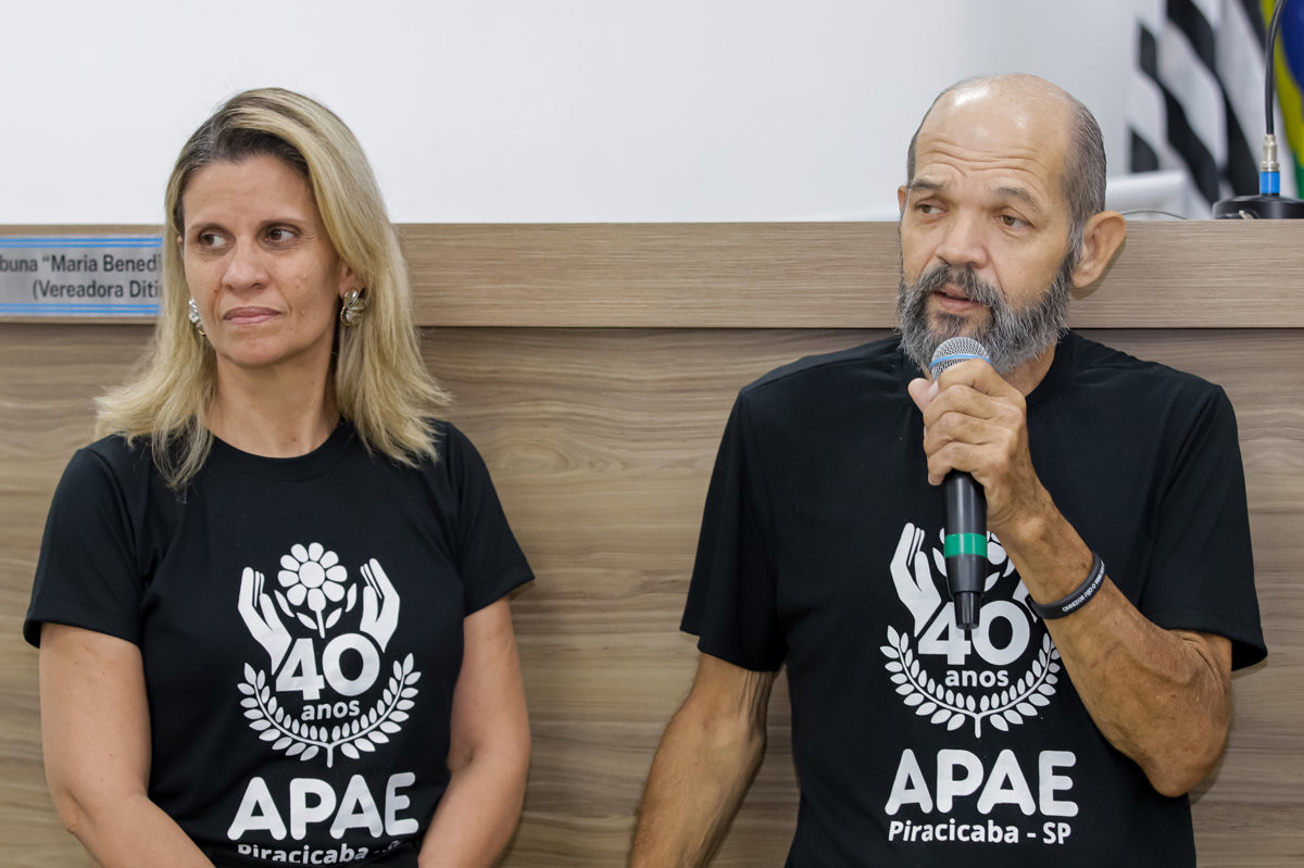 Câmara homenageia APAE pelos 40 anos de atuação em Piracicaba