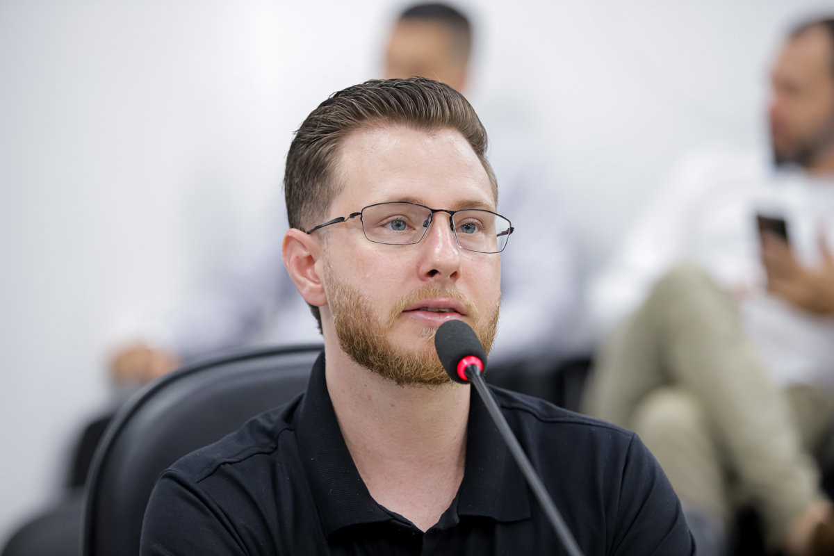 Gustavo Pompeo é autor da moção 55/2026, que deve tramitar em regime de urgência nesta quinta-feira (26), na 14ª Reunião Ordinária