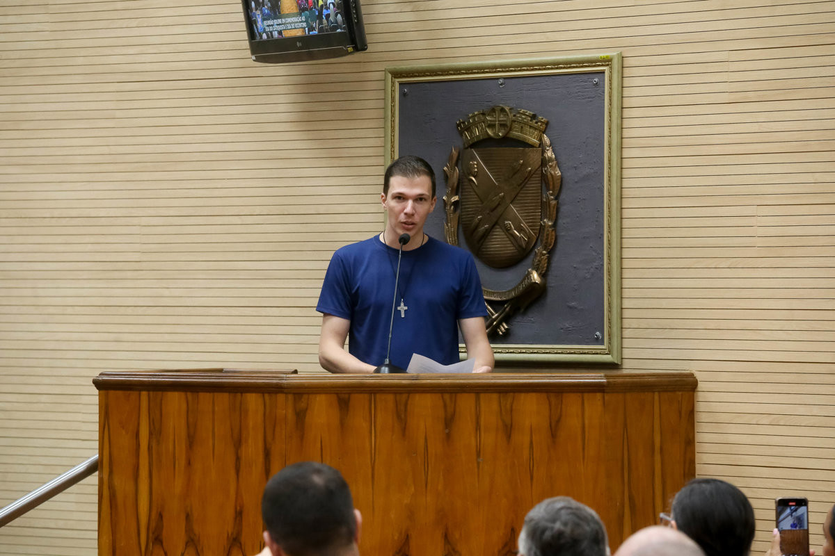 Catequistas e vicentinos foram homenageados por iniciativa dos vereadores Pedro Kawai e Felipe Gema