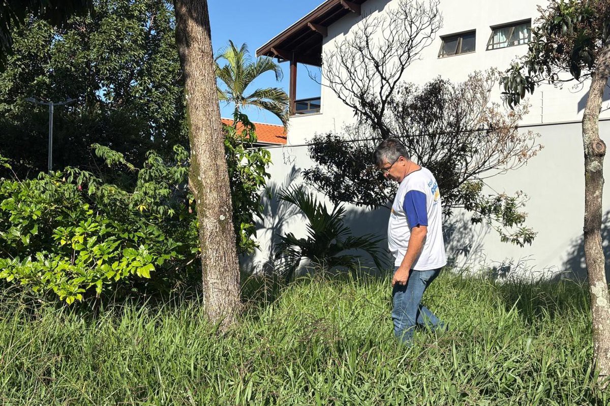 Vereador Pedro Kawai (PSDB) solicita a realização de corte de mato e limpeza da área