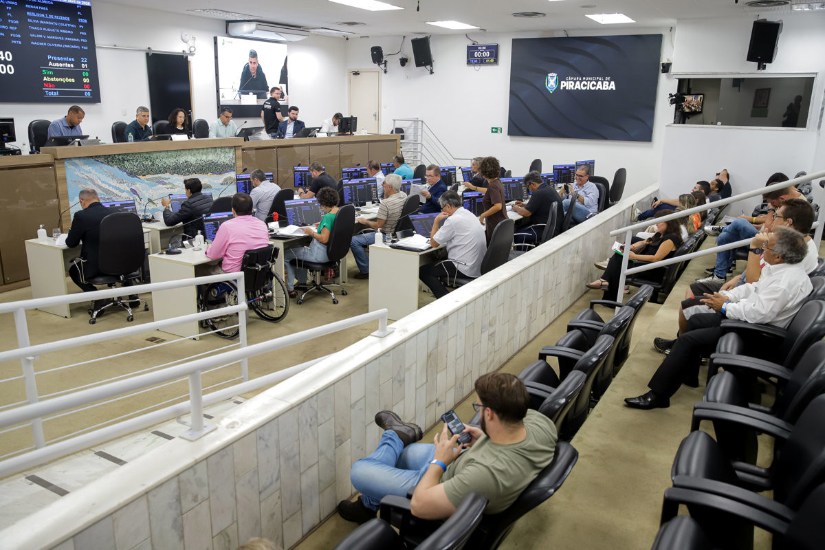 Projeto de lei 47/2026, de autoria do Executivo, foi aprovado em primeira discussão na noite desta quinta-feira (16), na 19ª Reunião Ordinária