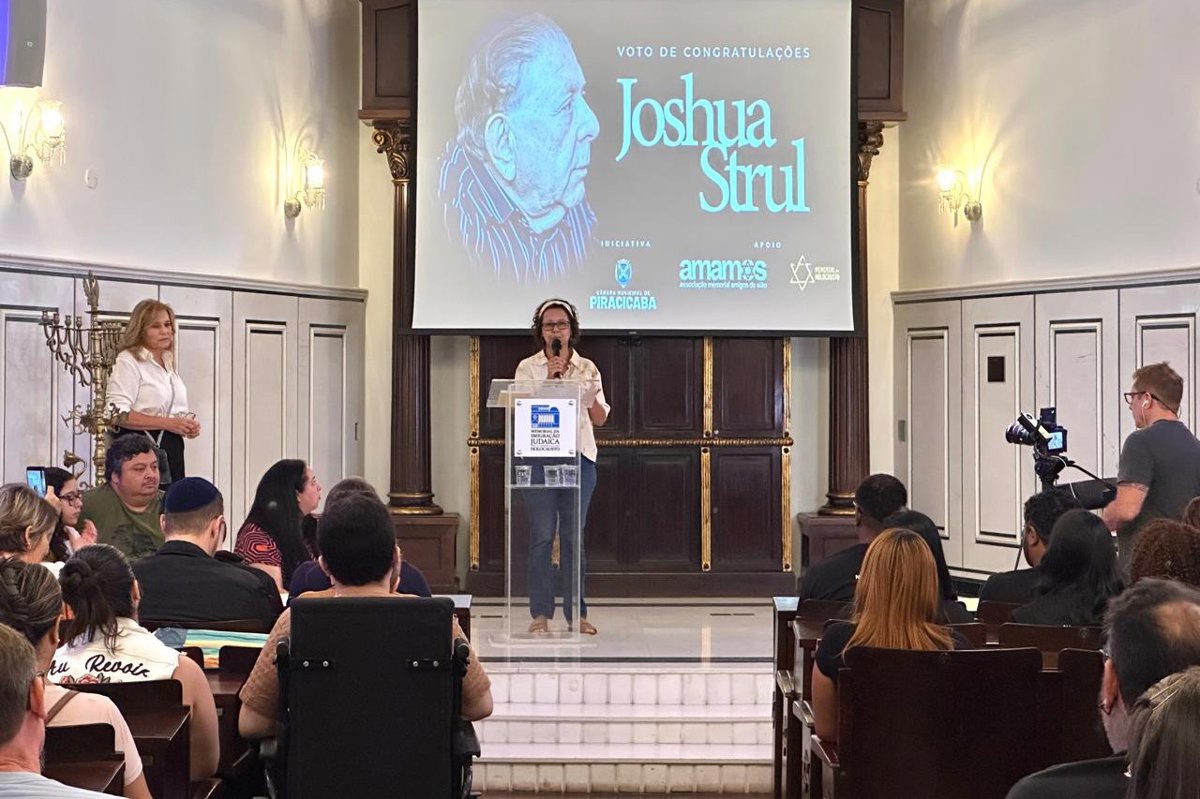 Homenagem reconhece a trajetória de vida de Joshua Strul
