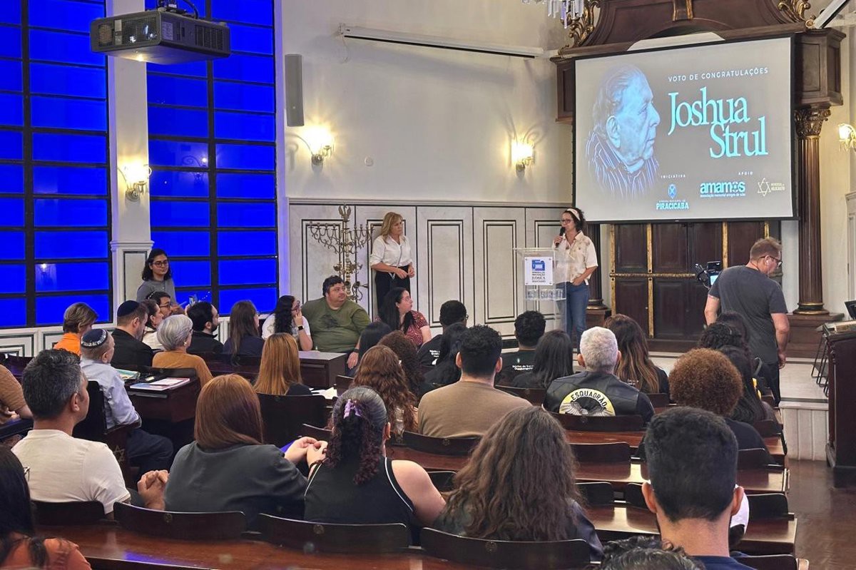 Homenagem reconhece a trajetória de vida de Joshua Strul