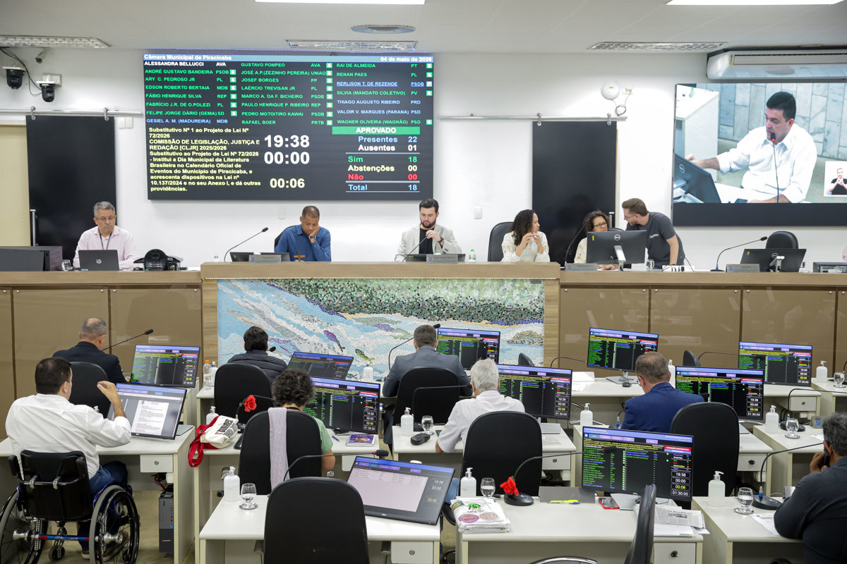 Foram aprovados projetos de denominações de espaços públicos durante a 23ª Reunião Ordinária