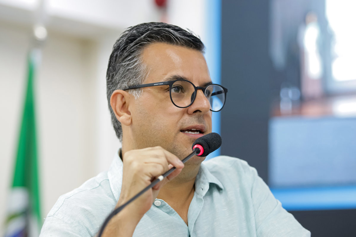 Vereador Fábio Silva (Republicanos) usou a tribuna da Câmara nesta quinta-feira (7)