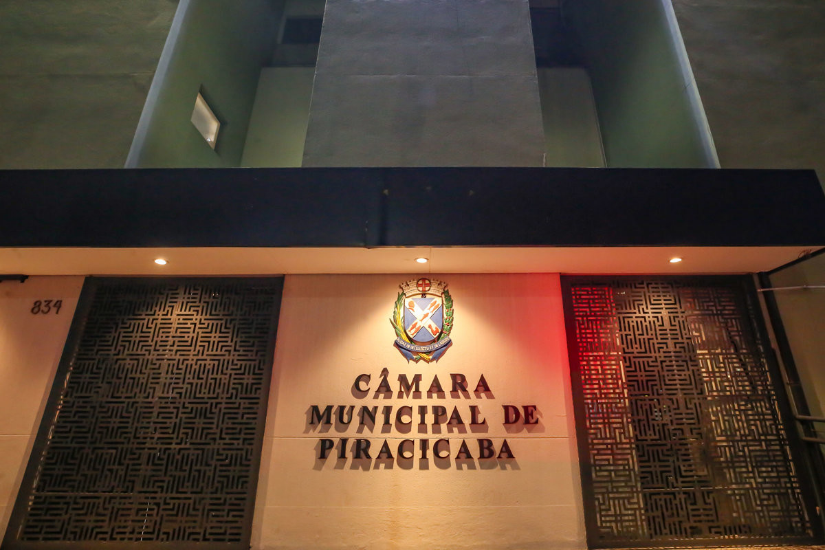 Prédio principal da Câmara Municipal de Piracicaba, onde será realizada a solenidade