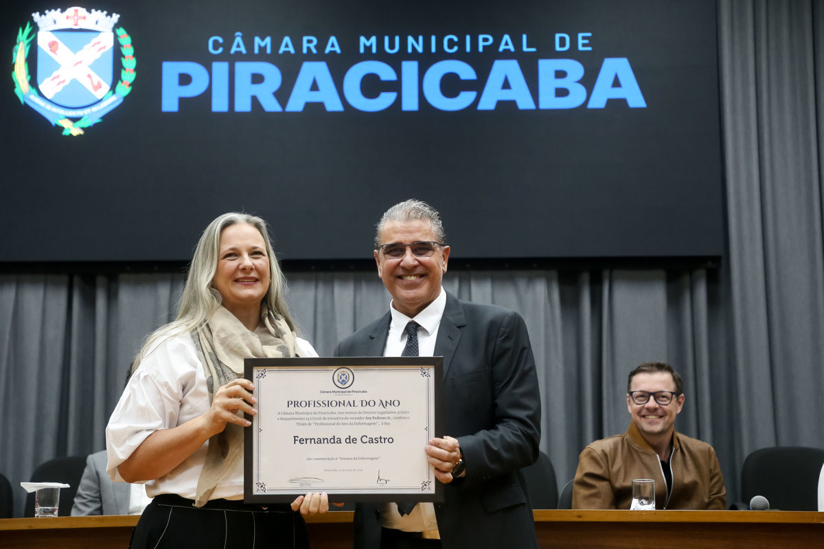 Solenidade para entrega do título de “Profissional do Ano da Enfermagem de 2026"