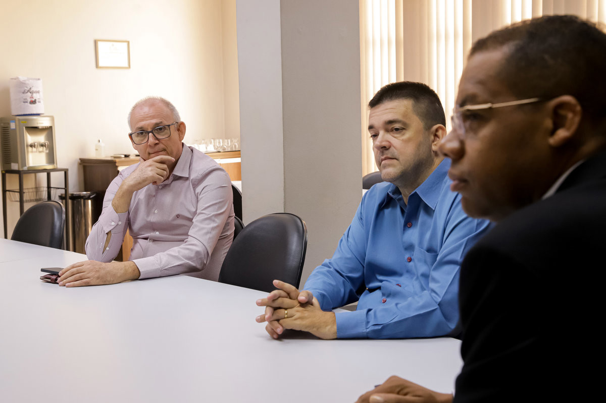 Encontro aconteceu na sala da presidência nesta quinta-feira