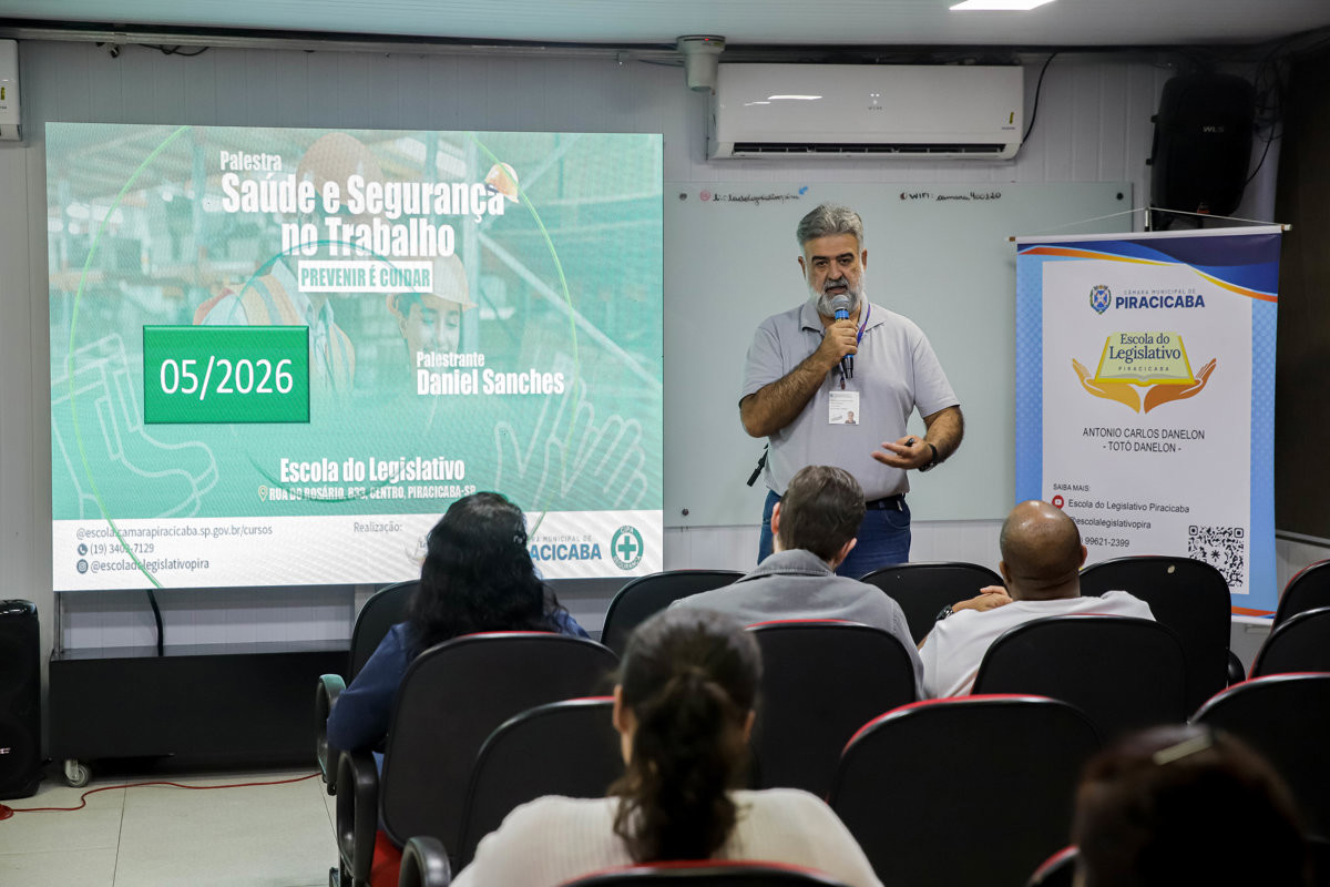 Funcionários e terceirizados da Câmara participam de palestra sobre prevenção