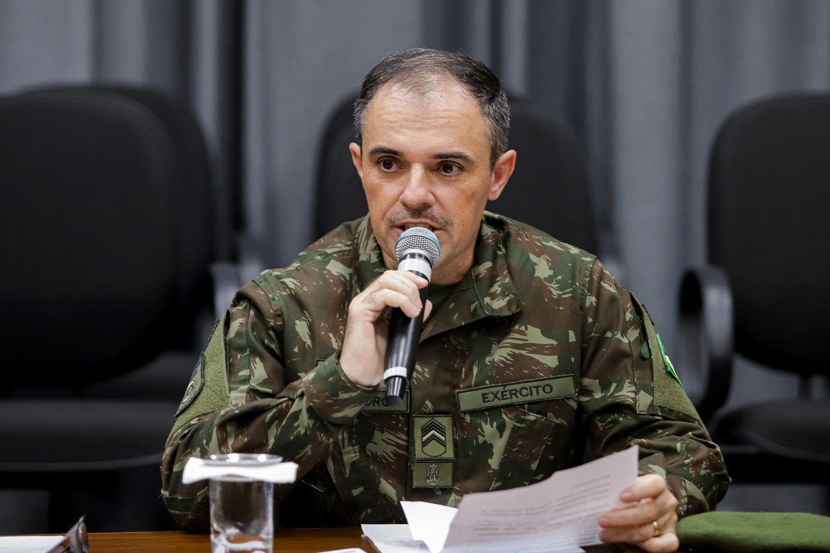 Chefe de Instrução 1° Sargento Alessandro Caixêta do Nascimento