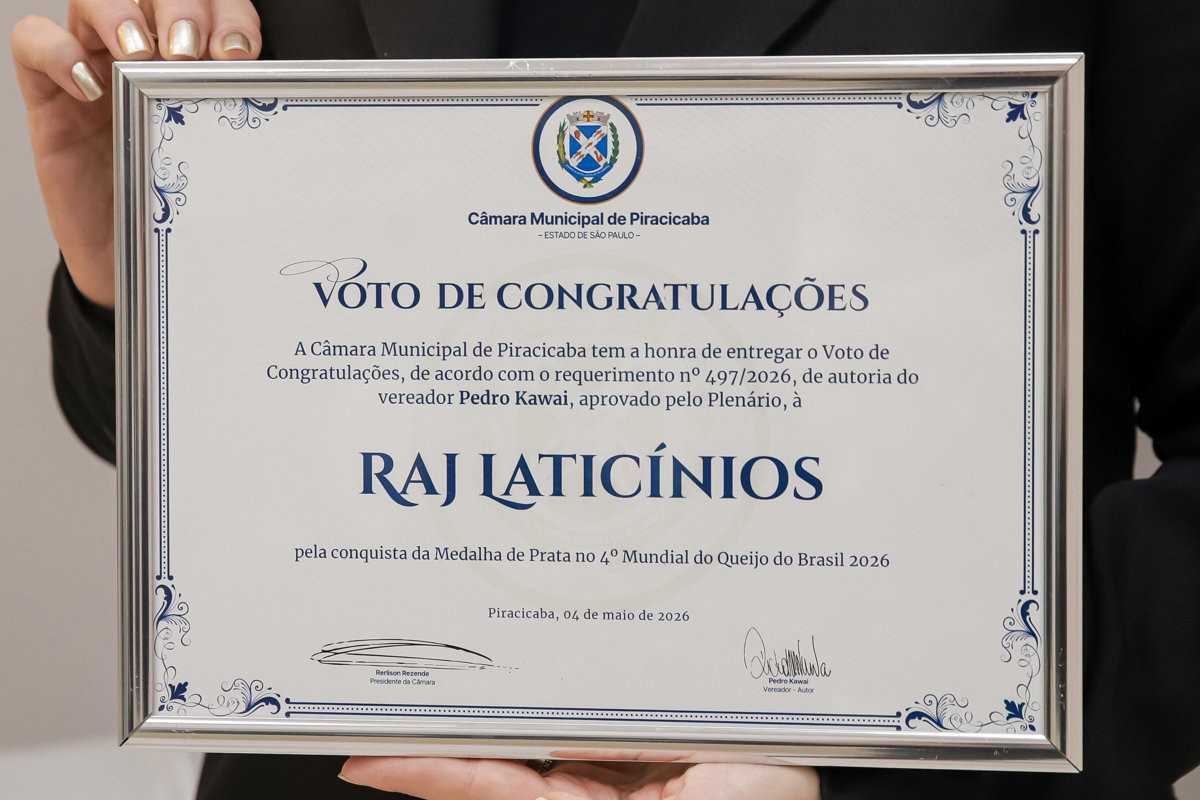 Entrega de voto de congratulações