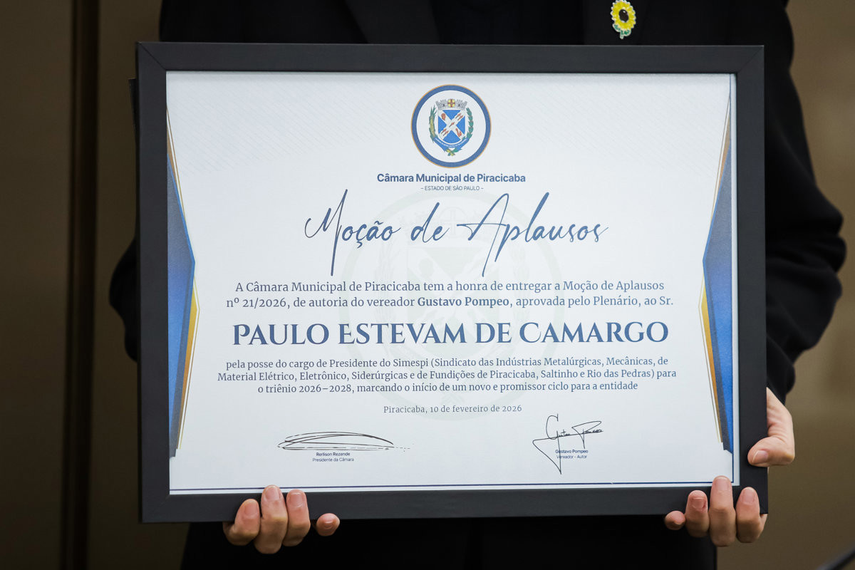 Vereador Gustavo Pompeo (Avante) é autor da homenagem