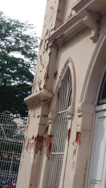 Degradação da Igreja São Benedito foi apresentada por vereadora