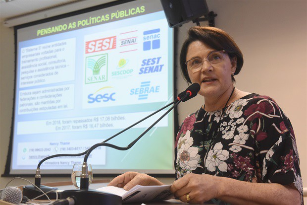 Nancy Thame apresenta relatório de atividades
