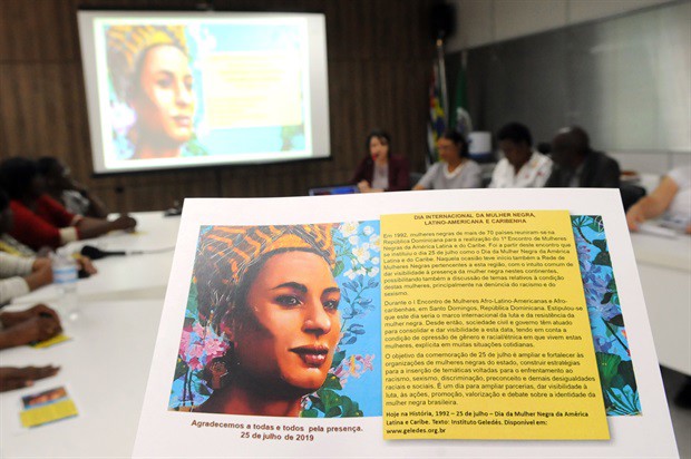 Evento discutiu ações em homenagem ao Dia Internacional da Mulher Negra Latino-Americana e Caribenha
