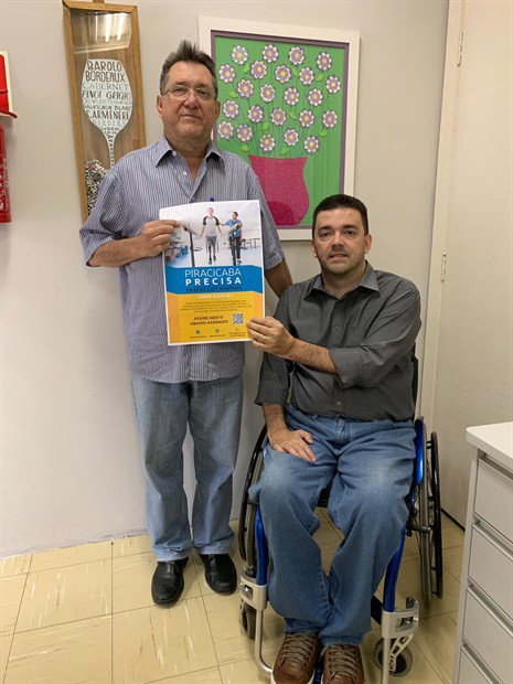 Monsenhor Orivaldo Casine visitou o gabinete de André Bandeira nesta terça-feira