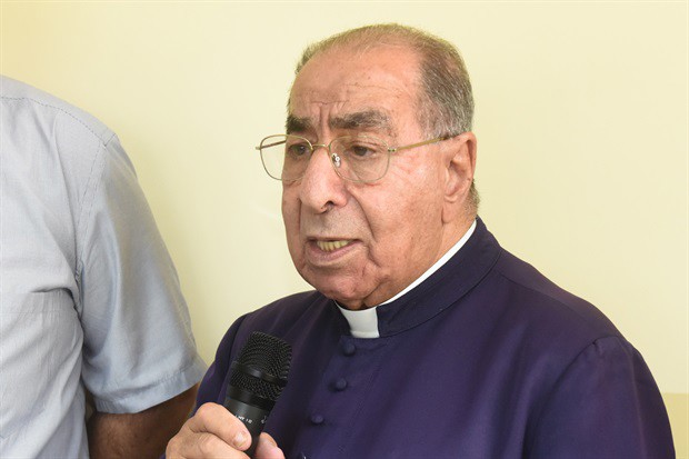  O monsenhor Jorge João Miguel acompanhou a homenagem