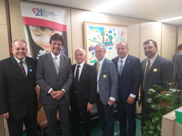 Gilmar Rotta participou de audiência com o ministro da Saúde, em Brasília, no ano passado