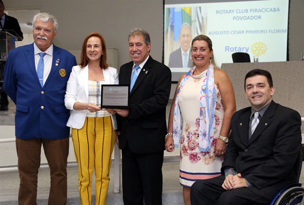 Dia Municipal do Rotary é comemorado pela Câmara de Piracicaba