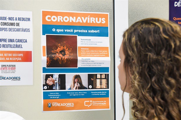 Câmara tem adotado medidas de prevenção ao contágio pelo novo coronavírus