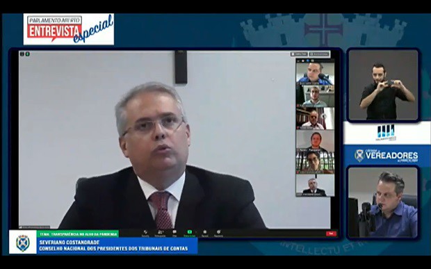 Severiano Costandrade, vice-presidente do CNPTC (Conselho Nacional dos Presidentes dos Tribunais de Contas) e presidente do TCE-TO (Tribunal de Contas do Estado do Tocantins)