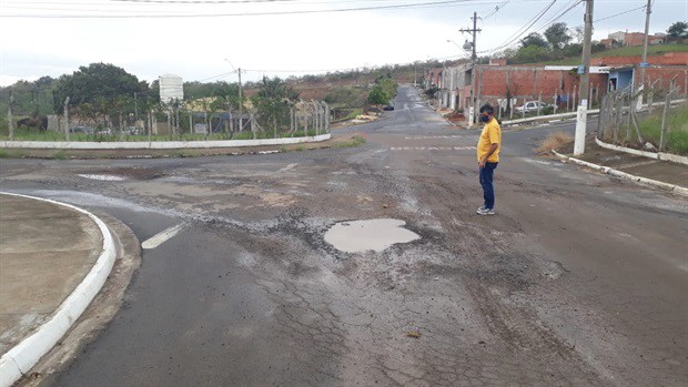 Pedro Kawai esteve no local para conferir o problema que havia