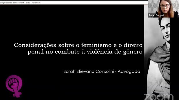 A advogada Stievano Consolini analisou as causas da violência de gênero.