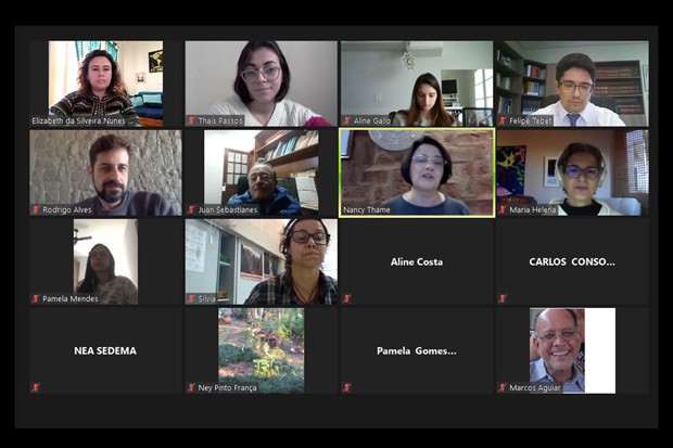 Reunião mensal via aplicativo de videoconferência Zoom aconteceu na manhã desta quinta-feira (27)