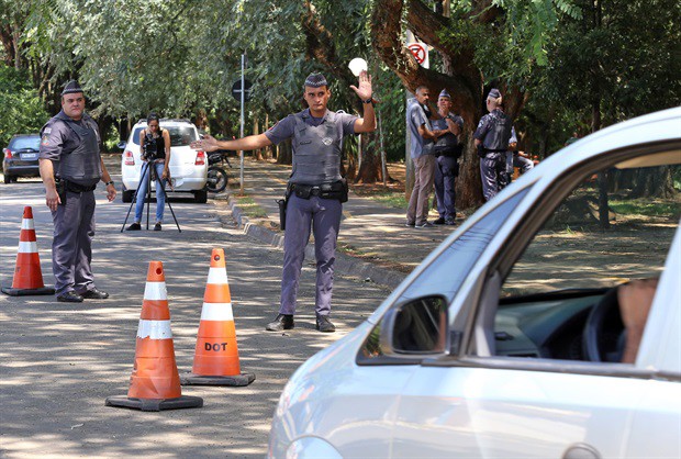 Gravações foram auxiliadas pela Polícia Militar e Semuttran