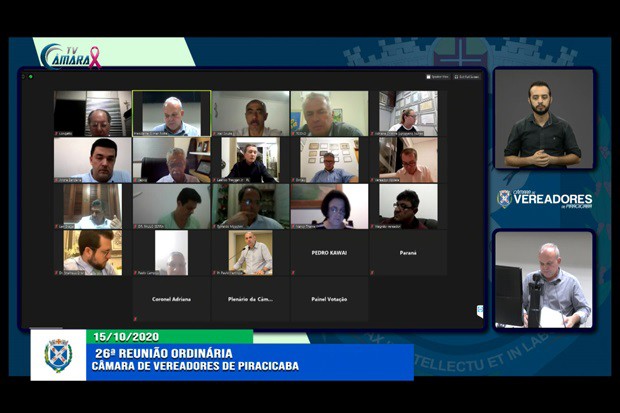 Realizada pelo SDR (Sistema de Deliberação Remota), reunião ordinária teve transmissão por TV, rádio e redes sociais