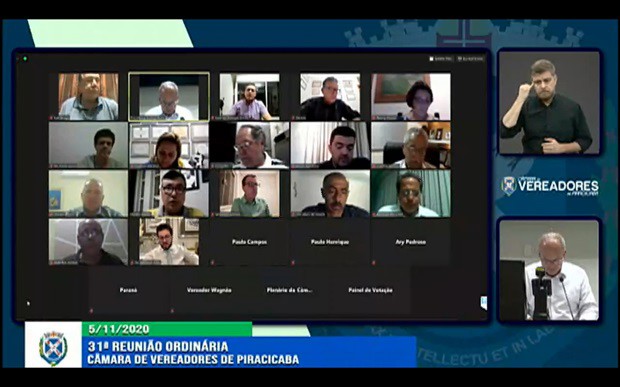 Os trabalhos foram realizados pelo Sistema de Deliberação Remota