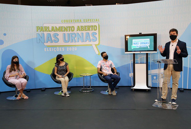 Parlamento Aberto nas Urnas - Fala Jovem. Apresentado por Ricardo Vasques