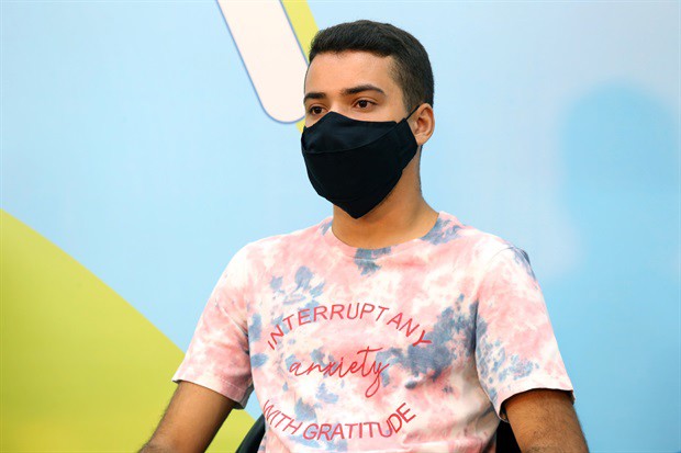 Pedro Guilherme Baldim, estudante de mecatrônica