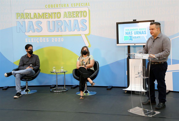 Parlamento Aberto nas Urnas - Debate. Apresentação Erich Vallim Vicente