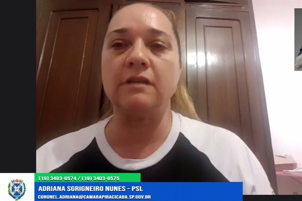 Vereadora usou os cinco minutos como líder de partido na 36ª reunião ordinária