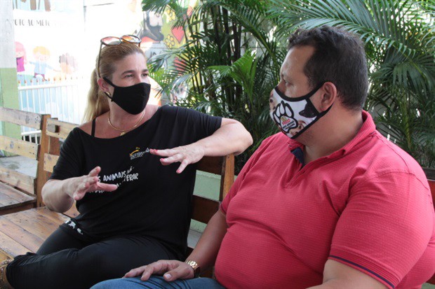 Gustavo Palmieri (PSB) e Alessandra Bellucci (REP)